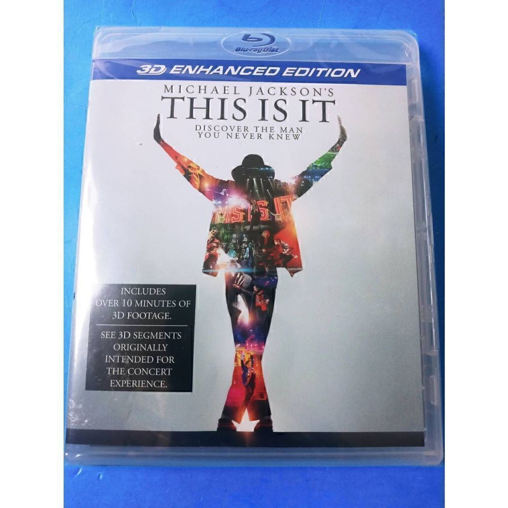 Michael Jackson's This is it Blu-Ray Disc 3D Enhanced Edition NEW Promo